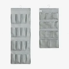 De Set Van 2 Hangende Organizers Met Metalen Hanger Klere Celadonmousse - Sklum