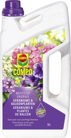Compo vloeibare meststof voor geraniums & balkonplanten - 5 l