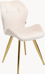 Fluwelen eetstoelen Viva, 2 stuks