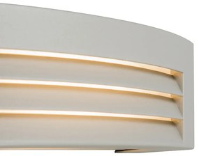 Moderne wandlamp grijs IP44 - Hurricane 1