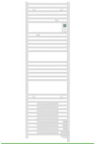 Go by Van Marcke Doris elektrische handdoekradiator 109,5x50cm 1500 watt met ventilator en digitaal bedieningspaneel wit 851127