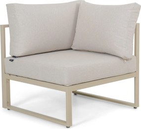 Hoek loungeset 5 personen Aluminium Zand/Beige  Domani Furniture Nordic