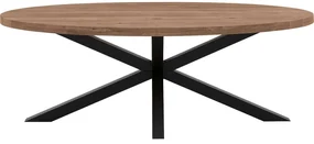 Goossens Eettafel Blade, Strak blad ovaal 260 x 120 cm 6 cm dik