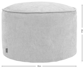 Milano Round Chenille Footstool