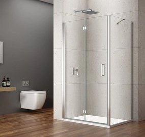 Gelco Loro douchecabine met vouwdeur 90x70cm chroom