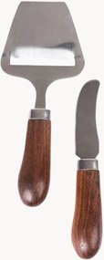Houten kaasschaaf & botermes Astrid, 2-delig