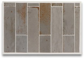 Hoogglans Handvorm Wandtegel 7x28 Cm Sarasota Licht Grijs A447