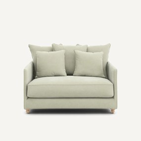 2-zits slaapbank in stonewashed fluweel, Lazare