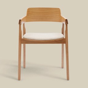 Plywood Eetkamerstoel Met Armleuningen