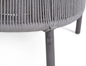 Stoel en Bank Loungeset 5 personen Rope Grijs  4 Seasons Outdoor Florence