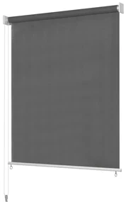 vidaXL Rolgordijn voor buiten 220x140 cm antracietkleurig