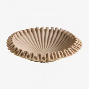 Decoratieve Schaal Van Hars Irente Ø20 Cm & Licht Zandbruin - Sklum