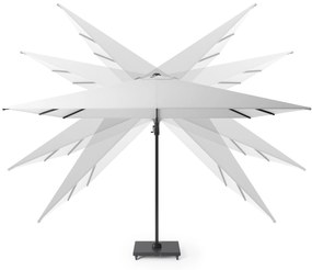 Zweefparasol  3.5x2.6m T2 premium (excl. voet) Grijs-antraciet Platinum Challenger