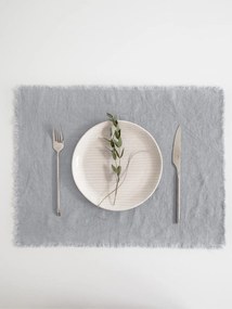 Placemats Light Grey van linnen