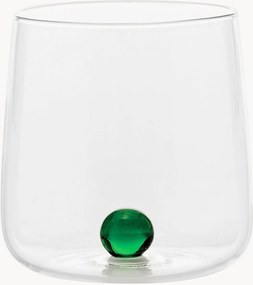Handgemaakte waterglazen Bilia van borosilicaatglas, 6-delig