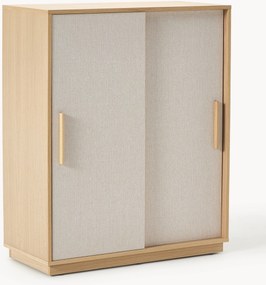 Houten dressoir Wisp met gestoffeerde voorkant