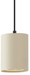 Moderne hanglamp beige met zwart voor railsysteem 1-fase GU10 70mm - Iconic Holt