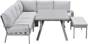 Garden Impressions Camilo lounge dining set 6-delig rechts - taupe