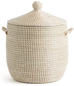Mand met deksel H45cm, Natala