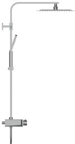 Schutte Ocean complete regendouche inclusief thermostaatkraan en planchet chroom/wit