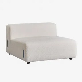 Centrale Module 105x113 Cm Voor Modulaire Bank Bruna Bouclé Wit - Sklum