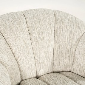Schelpvormig Fauteuil Beige