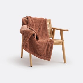 Plaid in fleece en sherpa, Maxine