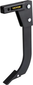 VEVOR Ripper met trekhaak, 46 cm schachtlengte, kistenschraperschacht, 4-gats kistenbak voor tractor, 2 positioneringspennen, ripperschacht, 2 ploegpunten, tanden voor kistenbakschacht