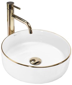 Opzetwastafel Rea Sami Gold Edge