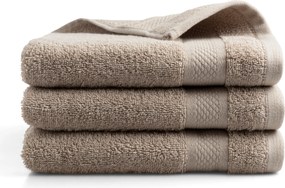 Handdoek Hotel Collectie – 3 stuks – 50×100 – beige taupe