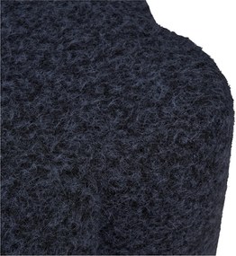 Durban Poef Bouclé - Blauw