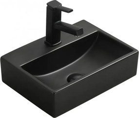 Mexen Mini opbouw wastafel 40 x 30 cm, zwarte mat - 21094085