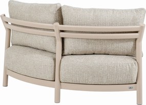 Hoek loungeset 6 personen Aluminium Taupe  4 Seasons Outdoor Mykonos