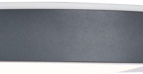 Moderne plafondlamp grijs met wit 48cm incl. LED dimbaar - Kanton Modern rond Binnenverlichting Lamp