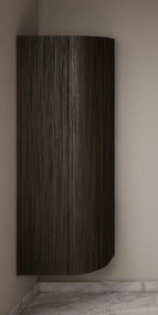 Gliss Design Alluro kolomkast 160cm met ronding rechts charcoal