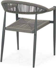 Tuinstoel Rope Grijs-antraciet De Laan Granada