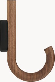 Walnoothouten wandhaak Umbrella, in verschillende formaten
