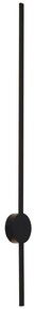 Moderne wandlamp zwart 100cm incl. LED - Clockwise Modern rond Binnenverlichting Lamp