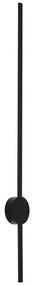 Moderne wandlamp zwart 100cm incl. LED - Clockwise Modern rond Binnenverlichting Lamp