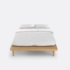 Platform bed in massief dennenhout + beddenbodem, Jimi