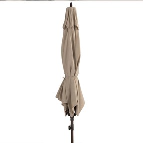 4 Seasons Azzurro stokparasol 200x300 cm beach solefin - Wenge frame