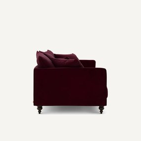 3-zits compacte fluwelen zetel, Lazare