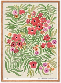 Ingelijste digitale print Wildflowers