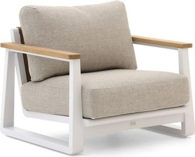 + 10% kassakorting | Lounge tuinstoel | Bellagio  Bertinoro | Aluminium | Wit | Kees Smit Tuinmeubelen
