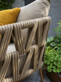 4 Seasons Outdoor Biarritz loungebank amber Loungebank   beige weerbestendig