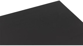 Goossens Bijzettafel Quinze, hout eiken zwart, modern design, 110 x 50 x 50 cm