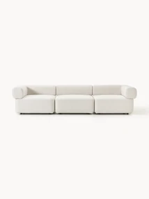 Modulaire bank Anton (4-zits) van bouclé