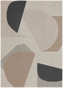 Handgeweven wollen vloerkleed Birch Birch