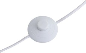 Retro vloerlamp beige met stoffen kap 160cm - Captain