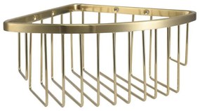 Eastbrook Solid messing doucherek driehoek met ronding messing geborsteld